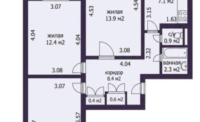 Купить 3-комнатную квартиру, Минск, Белецкого ул., 20 (Московский район). Фото 38