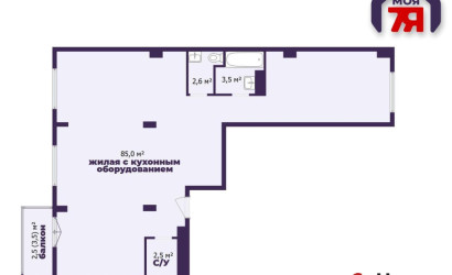 Купить 1-комнатную квартиру, Минск, Белградская ул., 1 (Октябрьский район). Фото 39