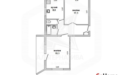 Купить 2-комнатную квартиру, Брест, Центр, ул. Карбышева. Фото 11