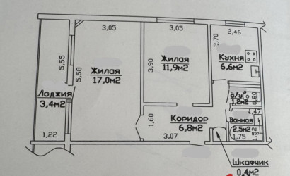 Купить 2-комнатную квартиру, Гомель, Якуба Коласа, 7. Фото 9