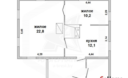 Купить дом в деревне, Подлужье, Домачевский с/с, 25 соток. Фото 1