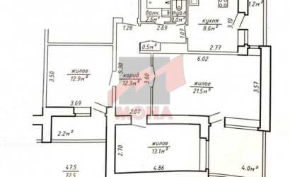 Купить 3-комнатную квартиру, Брест, ул. Гаврилова, д. . Фото 11