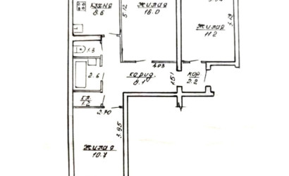 Купить 3-комнатную квартиру, Могилев, Краснозвёздная, 68. Фото 15