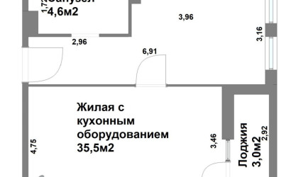 Купить 2-комнатную квартиру, Минск, Игоря Лученка ул., 16 (Октябрьский район). Фото 2