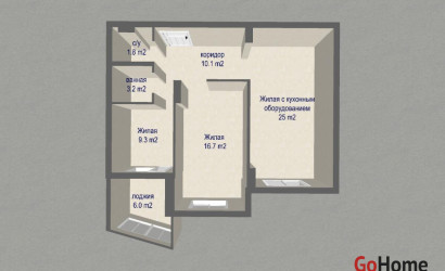 Купить 3-комнатную квартиру, Минск, Минина ул., 6 (Московский район). Фото 1