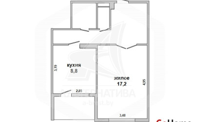 Купить 1-комнатную квартиру, Брест, Ковалево, ул. Волгоградская. Фото 5