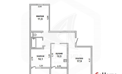 Купить 3-комнатную квартиру, Брест, Центр, ул. Гоголя. Фото 38