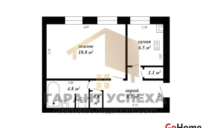 Купить 1-комнатную квартиру, Брест, ул. Карбышева, д. . Фото 5
