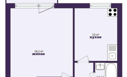 Купить 1-комнатную квартиру, Березино, Кирова ул., 8. Фото 18