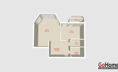 Купить 1-комнатную квартиру, Минск, Турова ул., 5(Ленинский район). Фото 2