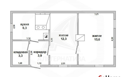 Купить дом в деревне, Сеньковичи, Жабинковский с/с, 25 соток. Фото 1