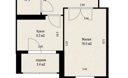 Купить 1-комнатную квартиру, Минск, Матусевича ул., 69 (Фрунзенский район). Фото 17
