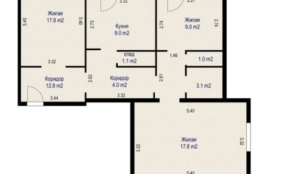 Купить 3-комнатную квартиру, Минск, Прушинских ул., 24(Ленинский район). Фото 28