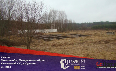 Купить участок, Суринты, 25 соток. Фото 1