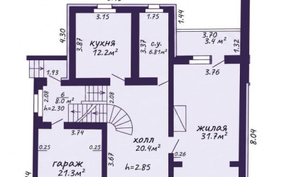  3-этаж.(306.7 м2), Солигорск(Забродская7)