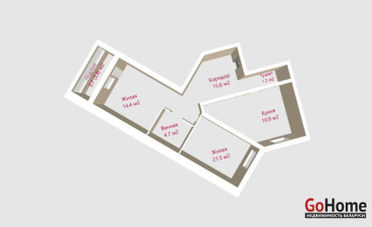 Купить 2-комнатную квартиру, Минск, Игуменский тракт, 14 (Ленинский район). Фото 36