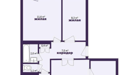 Купить 4-комнатную квартиру, Квасыничи, Новая ул., 13. Фото 17