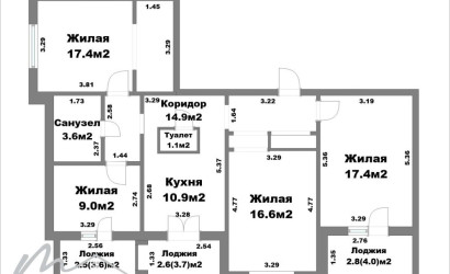 Купить 4-комнатную квартиру, Минск, Багратиона ул., 71 (Партизанский район). Фото 48