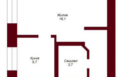 Купить 1-комнатную квартиру, Брест, Гоголя. Фото 5