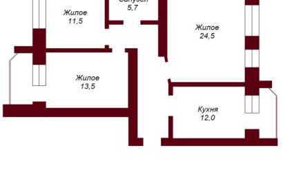 Купить 3-комнатную квартиру, Брест, ул. Московская, д. . Фото 15