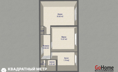 Купить 2-комнатную квартиру, Минск, ул. Ванеева, д. 24 (Заводской район). Фото 16