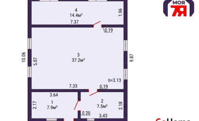 Купить дом, Вороничи, Центральная ул., 24.83 соток. Фото 5
