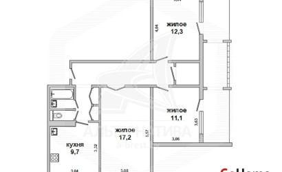 Купить 3-комнатную квартиру, Брест, Центр, ул. МОПРа. Фото 19