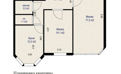 Купить 2-комнатную квартиру, Минск, Кунцевщина ул., 37(Фрунзенский район). Фото 22