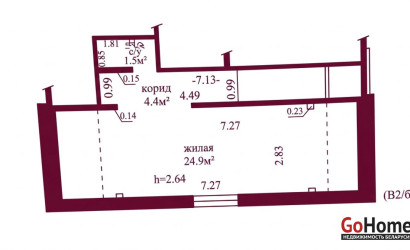Купить 3-комнатную квартиру, Гродно, Словацкого, 20. Фото 20