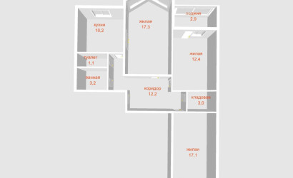 Купить 3-комнатную квартиру, Минск, Матусевича ул., 52 (Фрунзенский район). Фото 20