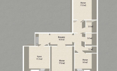 Купить 3-комнатную квартиру, Минск, Великоморская ул., 12 (Ленинский район). Фото 36