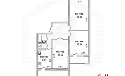 Купить 3-комнатную квартиру, Брест, Ковалево, ул. Суворова. Фото 21