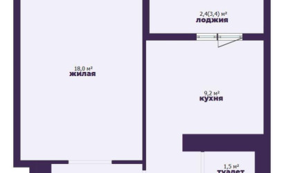 Купить 1-комнатную квартиру, Минск, Гвишиани ул., 11 (Первомайский район). Фото 2