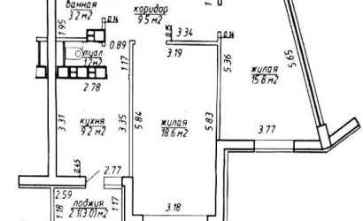 Купить 2-комнатную квартиру, Минск, Одоевского ул., 101/А (Фрунзенский район). Фото 1