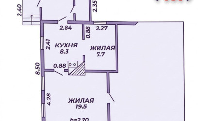 Купить 2-комнатную квартиру, Смолевичи, Советская ул., 69. Фото 14