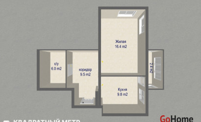 Купить 1-комнатную квартиру, Минск, ул. Нововиленская, д. 13А (Центральный район). Фото 15