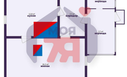 Купить дом, Лебедево, Коммунистическая ул., 30.2 соток. Фото 24