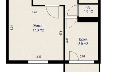 Купить 1-комнатную квартиру, Минск, Есенина ул., 87 (Московский район). Фото 9