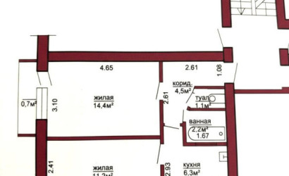 Купить 2-комнатную квартиру, Гродно, Доватора, 9. Фото 1