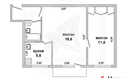 Купить 2-комнатную квартиру, Брест, Центр, ул. Советская. Фото 1