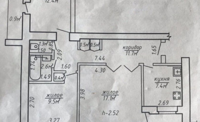 Купить 3-комнатную квартиру, Полоцк, Спортивная ул., 19. Фото 14