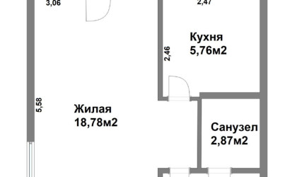 Купить 1-комнатную квартиру, Минск, Народная ул., 28 (Заводской район). Фото 15