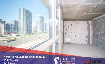 Купить 1-комнатную квартиру, Минск, Жореса Алфёрова ул., 22(Октябрьский район). Фото 1