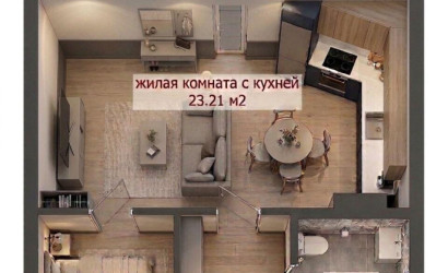 Купить 1-комнатную квартиру, Копище, Михаила Миля ул., 7. Фото 1