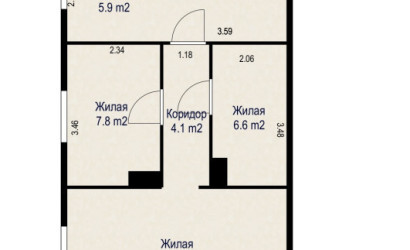 Купить 3-комнатную квартиру, Заславль, Коласа 12. Фото 19