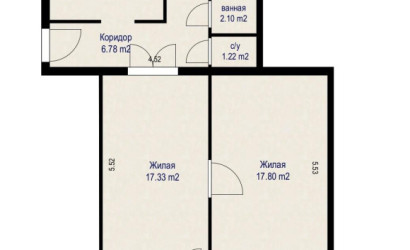 Купить 3-комнатную квартиру, Узда, Первомайская ул., 54. Фото 31