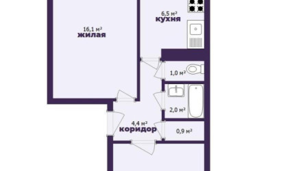 Купить 2-комнатную квартиру, Минск, Красина ул., 22 (Заводской район). Фото 19
