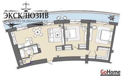Купить 3-комнатную квартиру, Минск, Кальварийская ул., 16 (Фрунзенский район). Фото 16