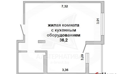 Купить 1-комнатную квартиру, Брест, Ковалево, ул. Октябрьской Революции. Фото 10