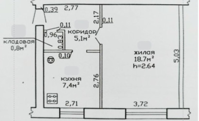 Купить 1-комнатную квартиру, Гомель, Дорожная, 36. Фото 9